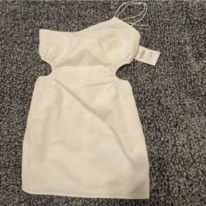 White cut out Zara dress